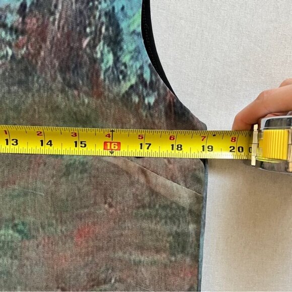 Boo Radley chiffon hi lo multi- color dress Sz 8 - Picture 10 of 11